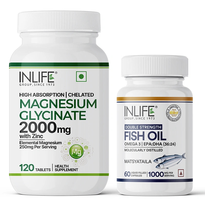 Magnesium Glycinate + Fish Oil Active Wellness Duo