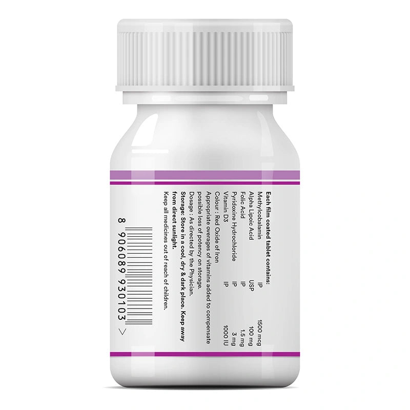 Vitamin B12 & Magnesium Glycinate Combo | Supports Energy & Relaxation