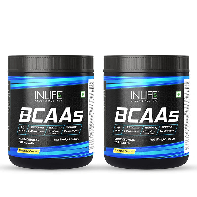 Inlife BCAA Pro Supplement| 250 gm powder
