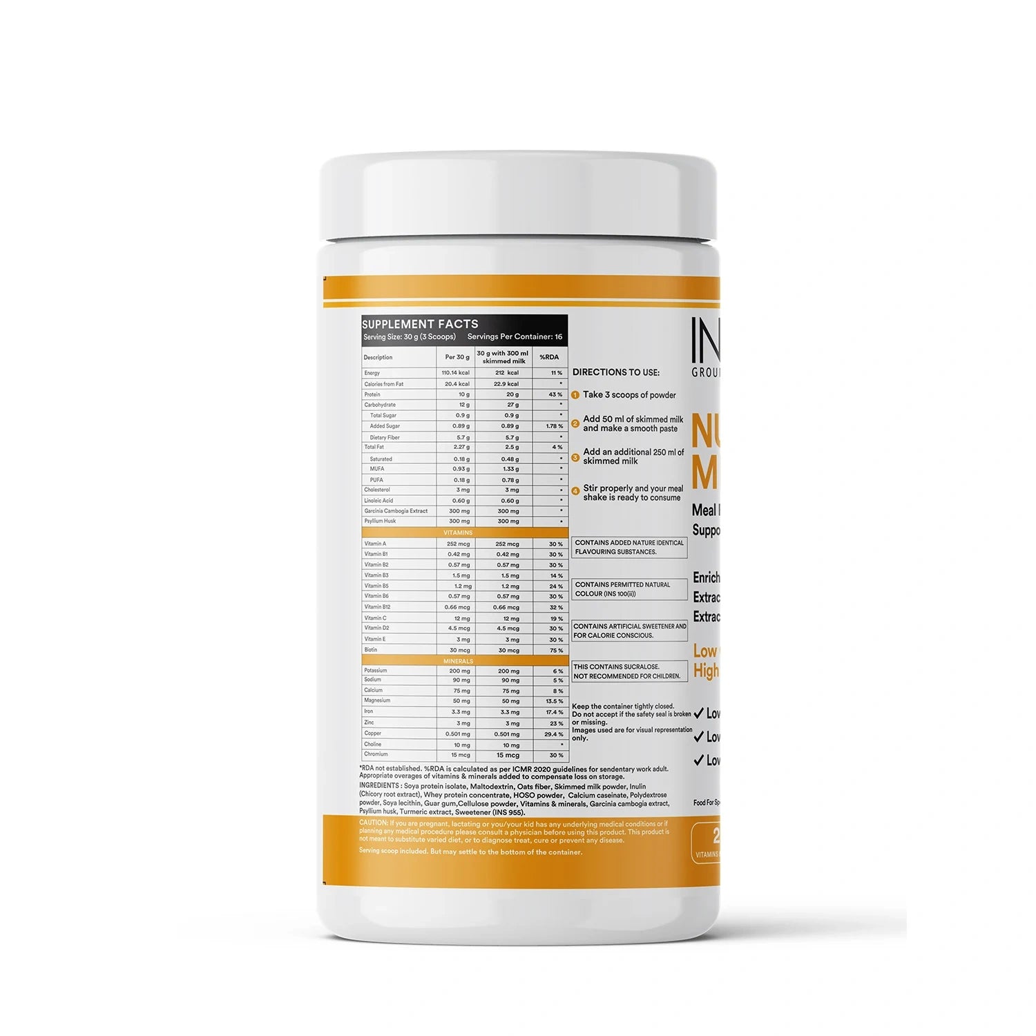 Inlife Nutritional Meal Replacement Shake | 500gms