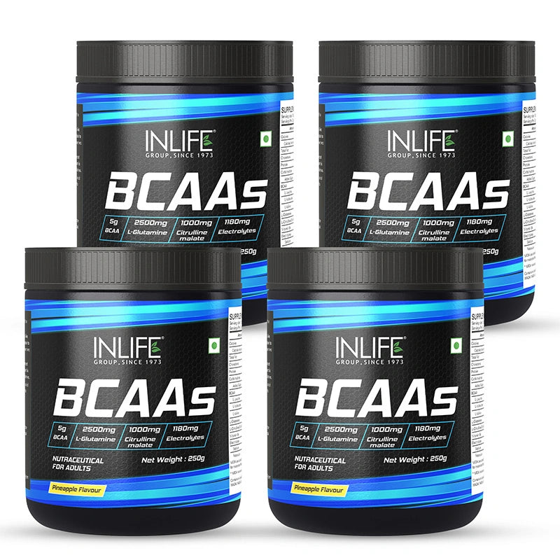 Inlife BCAA Pro Supplement| 250 gm powder