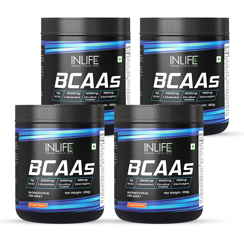Inlife BCAA Pro Supplement| 250 gm powder