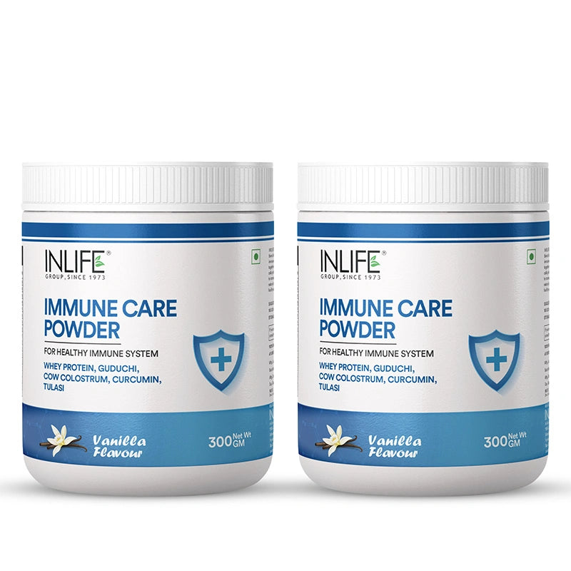 Inlife Immune Care Powder with Whey Protein | 300g (Vanilla)