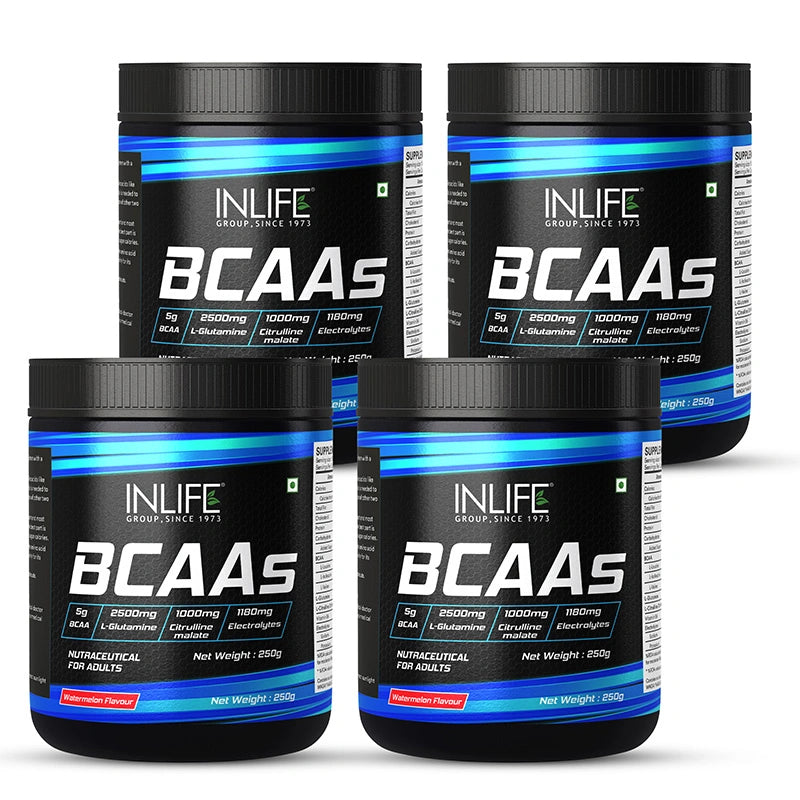 Inlife BCAA Pro Supplement| 250 gm powder