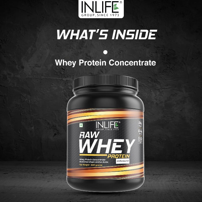 INLIFE 100% Raw Whey Protein Concentrate Powder (Unflavoured) - Inlife Pharma Private Limited