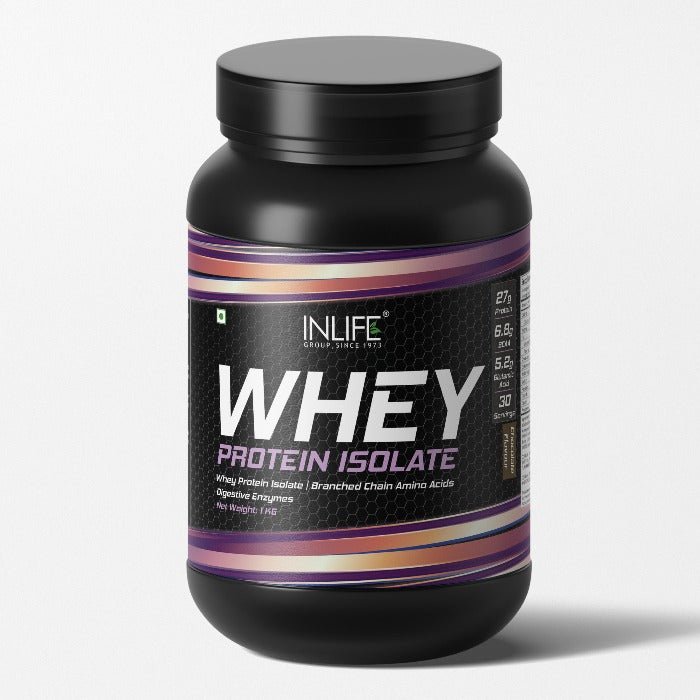 INLIFE 100% Whey Protein Isolate Powder Supplement - (Chocolate) - Inlife Pharma Private Limited