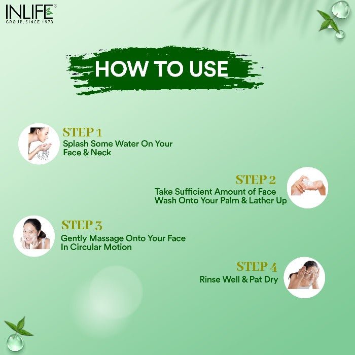 INLIFE Anti-Acne Face Wash with Neem, 250ml - Inlife Pharma Private Limited