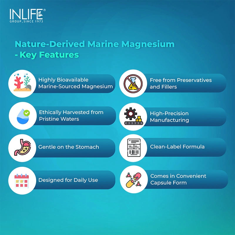Inlife Aquamin® Magnesium Supplement, Marine-Sourced