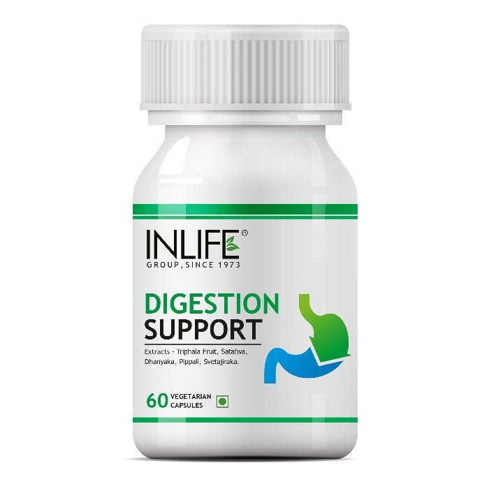 INLIFE Digestion Support Supplement - 60 Vegetarian Capsules - Inlife Pharma Private Limited