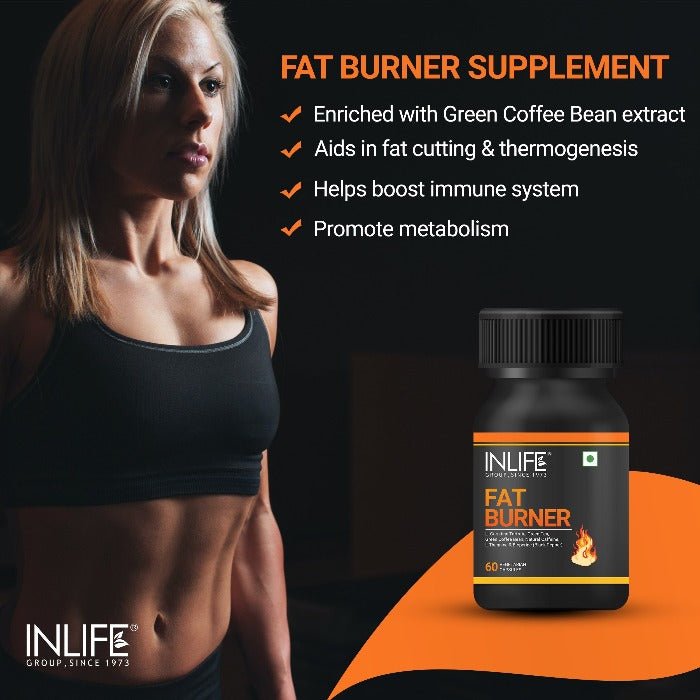 INLIFE Fat Burner Supplement for Men & Women , 60 Vegetarian Capsules - Inlife Pharma Private Limited