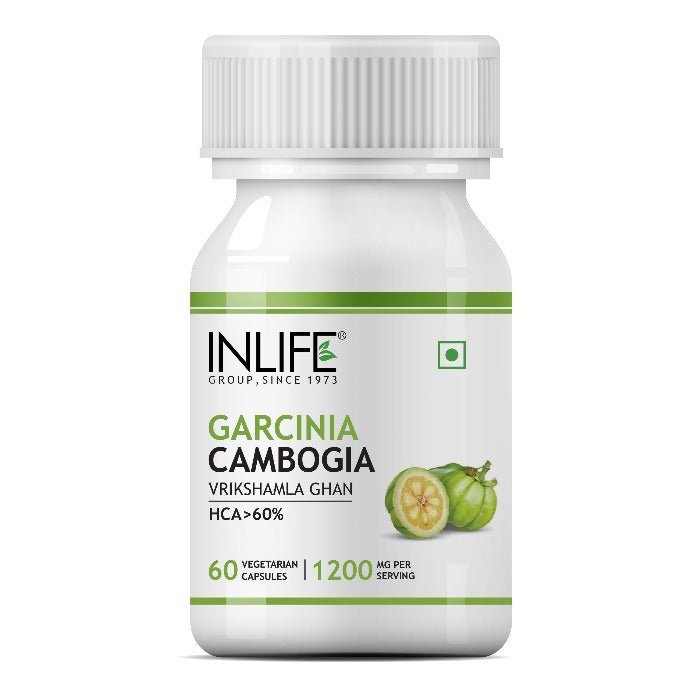 INLIFE Garcinia Cambogia Extract Supplement, 1200mg - 60 capsules - Inlife Pharma Private Limited