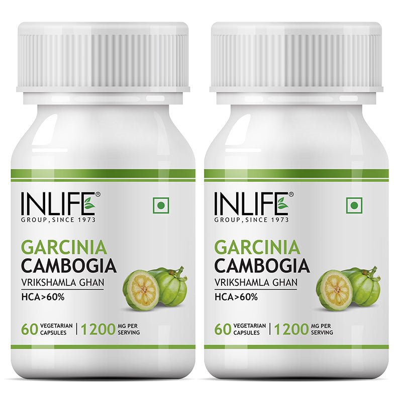 INLIFE Garcinia Cambogia Extract Supplement, 1200mg - 60 capsules - Inlife Pharma Private Limited