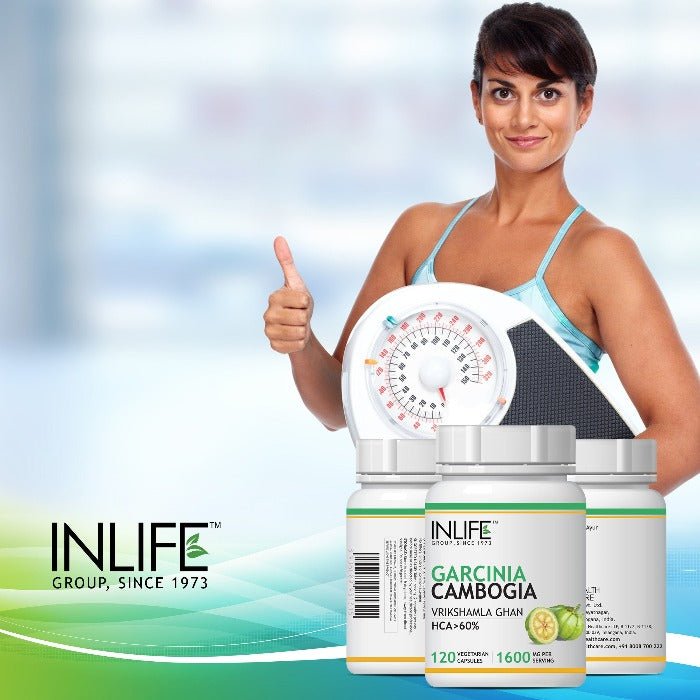 INLIFE Garcinia Cambogia Extract Supplement, 1600 mg per serving - 120 Vegetarian Capsules - Inlife Pharma Private Limited