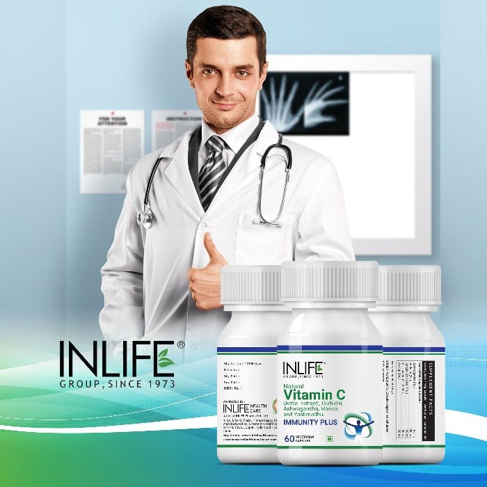 INLIFE Immunity Plus Supplement, 500mg - 60 Vegetarian Capsules - Inlife Pharma Private Limited