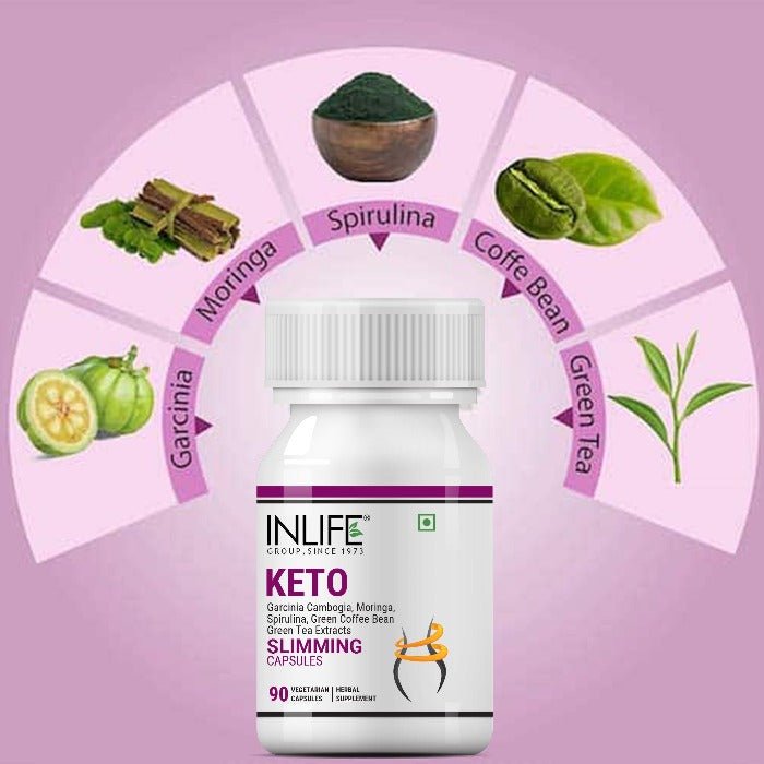 INLIFE Keto Slimming Supplement – 90 Vegetarian Capsules - Inlife Pharma Private Limited