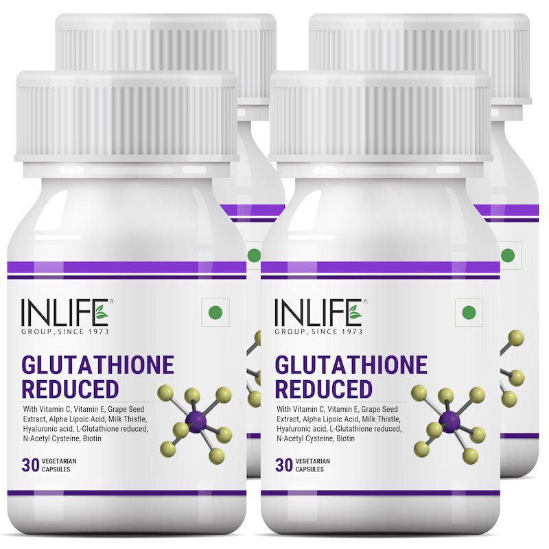 INLIFE L-Glutathione Reduced Supplement - 30 Vegetarian Capsule - Inlife Pharma Private Limited