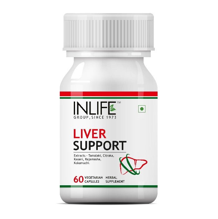 INLIFE Liver Support Supplement, 500mg - 60 Vegetarian Capsules - Inlife Pharma Private Limited