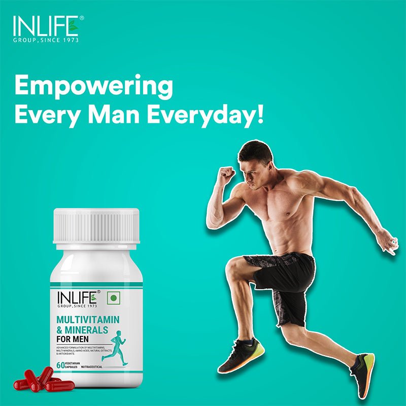 INLIFE Multivitamin & Minerals Supplement for Men - 60 Capsules - Inlife Pharma Private Limited