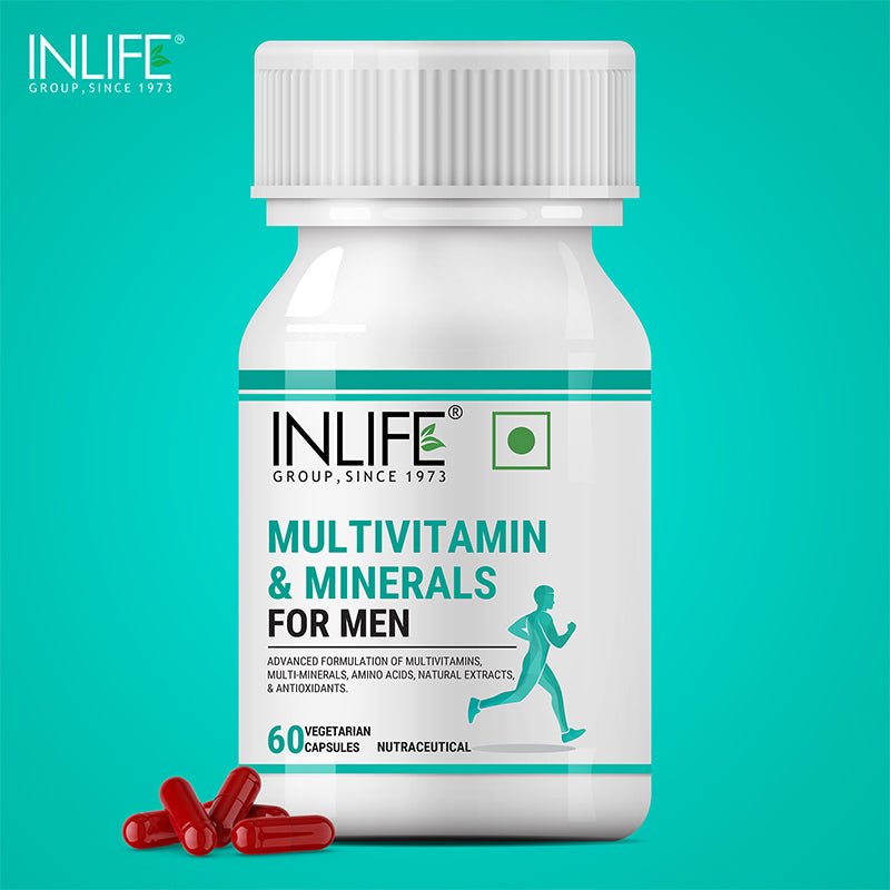 INLIFE Multivitamin & Minerals Supplement for Men - 60 Capsules - Inlife Pharma Private Limited