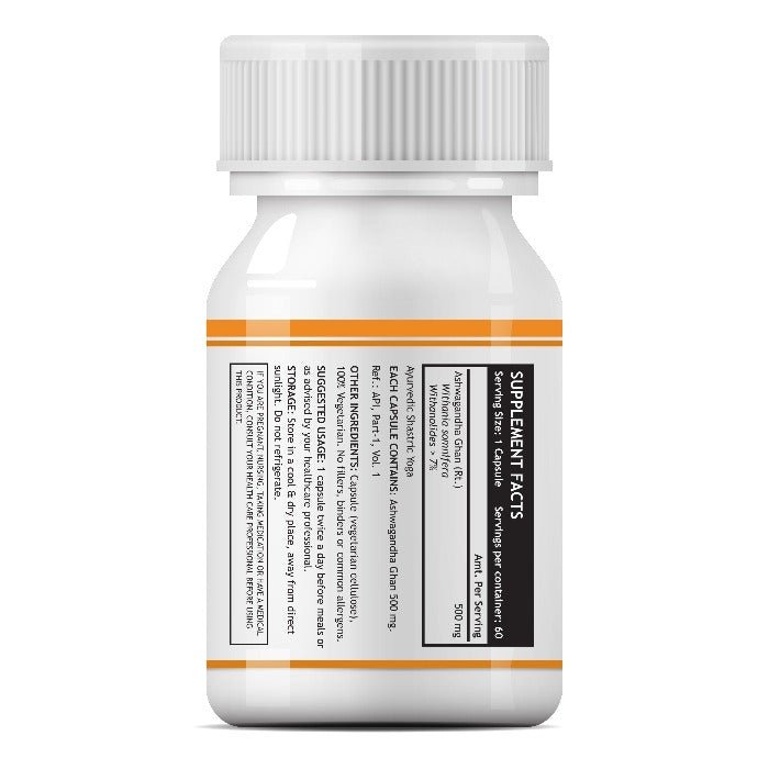 INLIFE Natural Ashwagandha Supplement (60 Veg. Capsules) - Inlife Pharma Private Limited