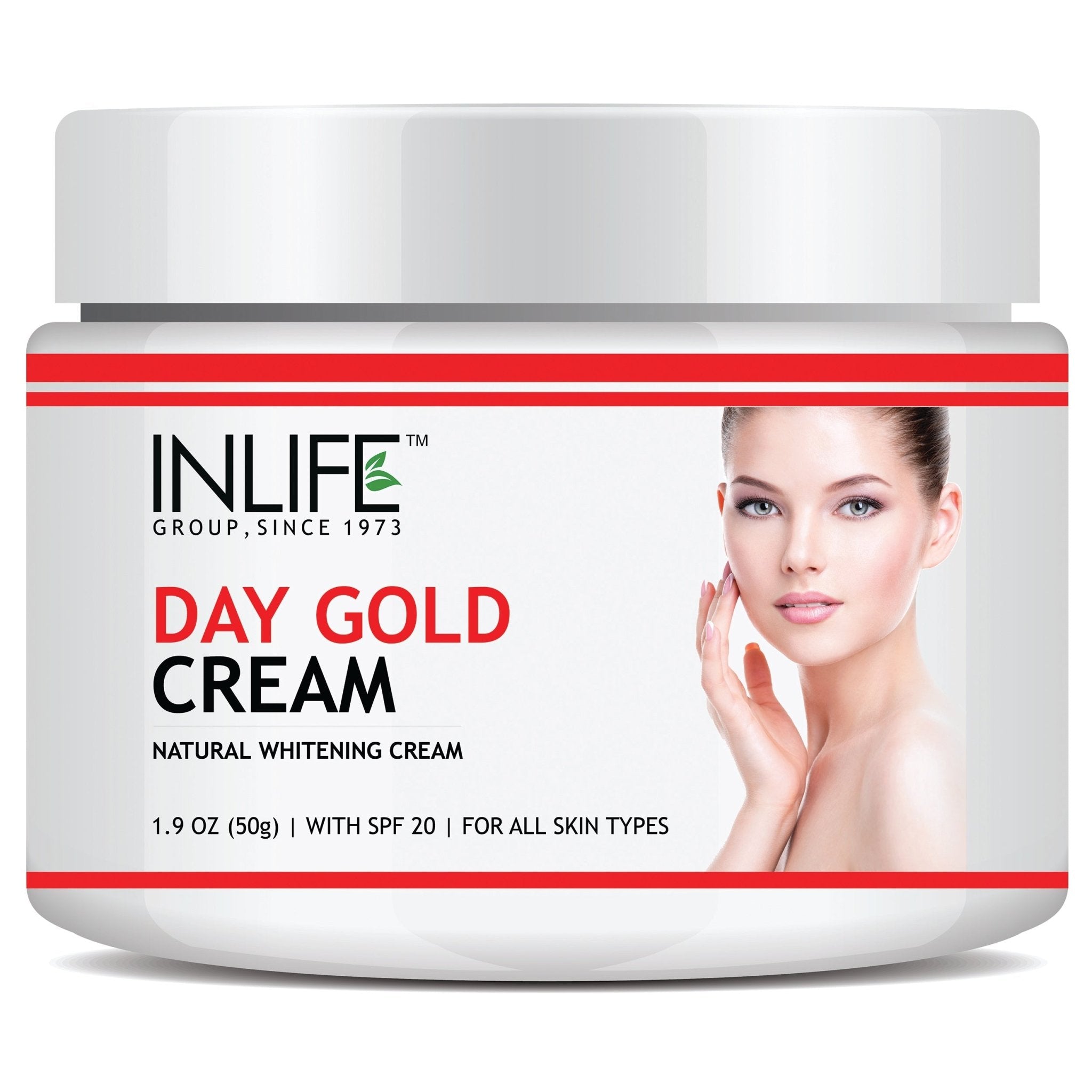 INLIFE Natural Day Gold Face Cream, SPF 20 for Men and Women, 50 grams - Inlife Pharma Private Limited