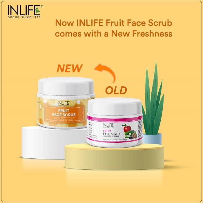 INLIFE Natural Fruit Face Scrub (100g) - Inlife Pharma Private Limited