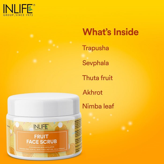 INLIFE Natural Fruit Face Scrub (100g) - Inlife Pharma Private Limited