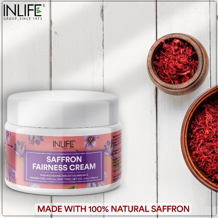 INLIFE Natural Saffron Fairness Cream- 100gms - Inlife Pharma Private Limited