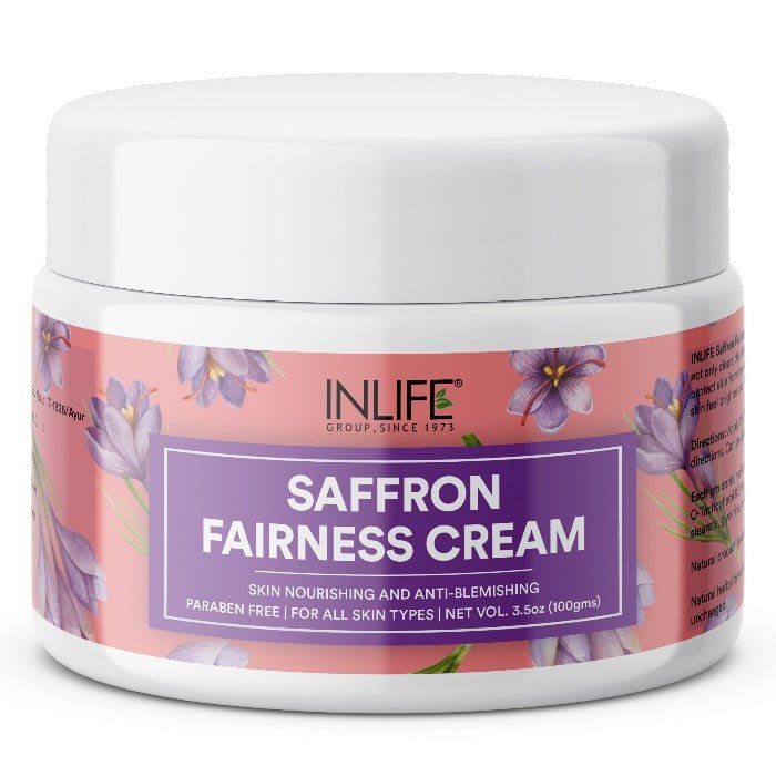 INLIFE Natural Saffron Fairness Cream- 100gms - Inlife Pharma Private Limited