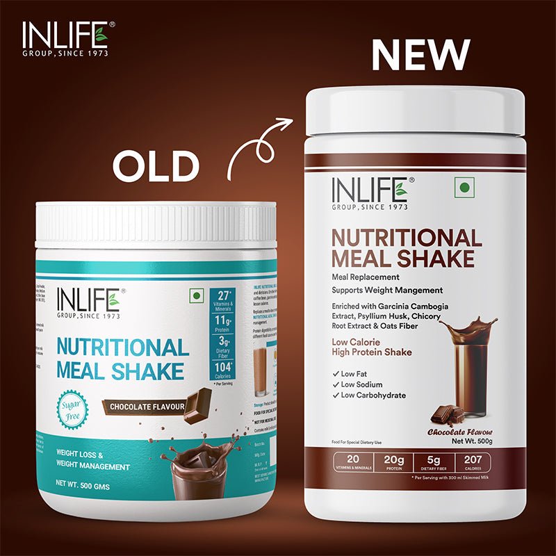 INLIFE Nutritional Meal Replacement Shake (500g, 16 Servings) - Inlife Pharma Private Limited