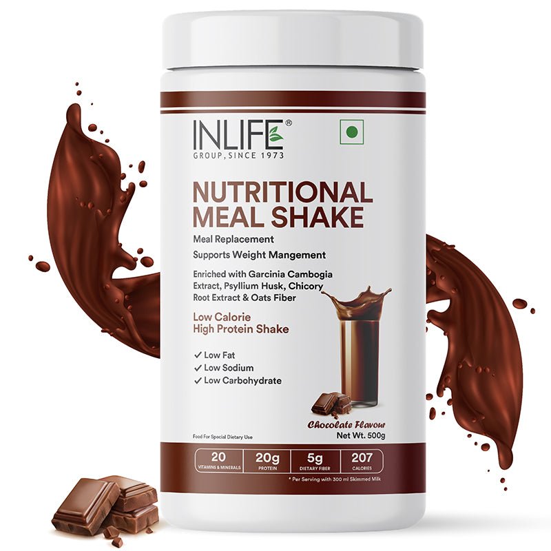 INLIFE Nutritional Meal Replacement Shake (500g, 16 Servings) - Inlife Pharma Private Limited