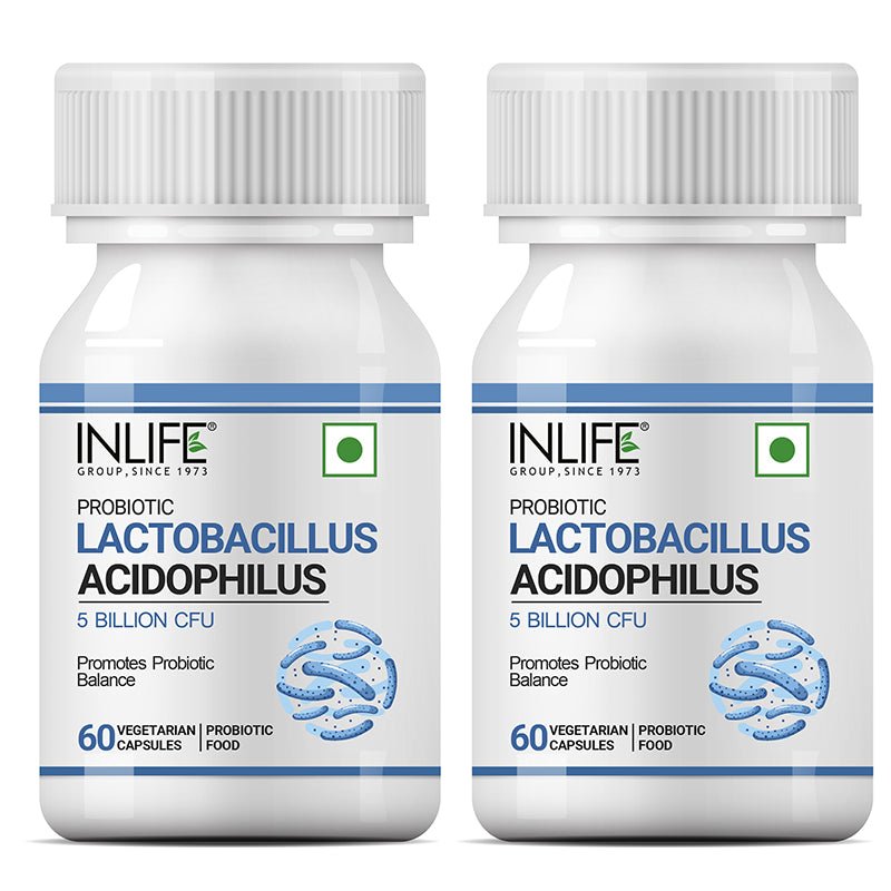 INLIFE Probiotics Lactobacillus Acidophilus 5 billion CFU – 60 Capsules - Inlife Pharma Private Limited