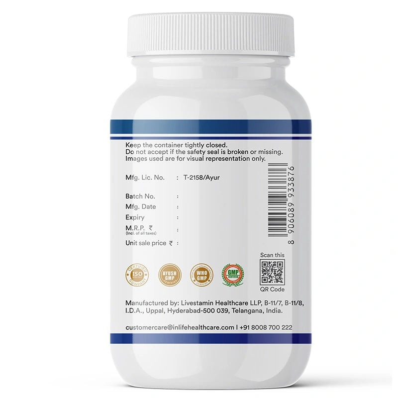 Inlife Fish Oil Capsules Omega 3 Supplement, 1000mg, Softgels