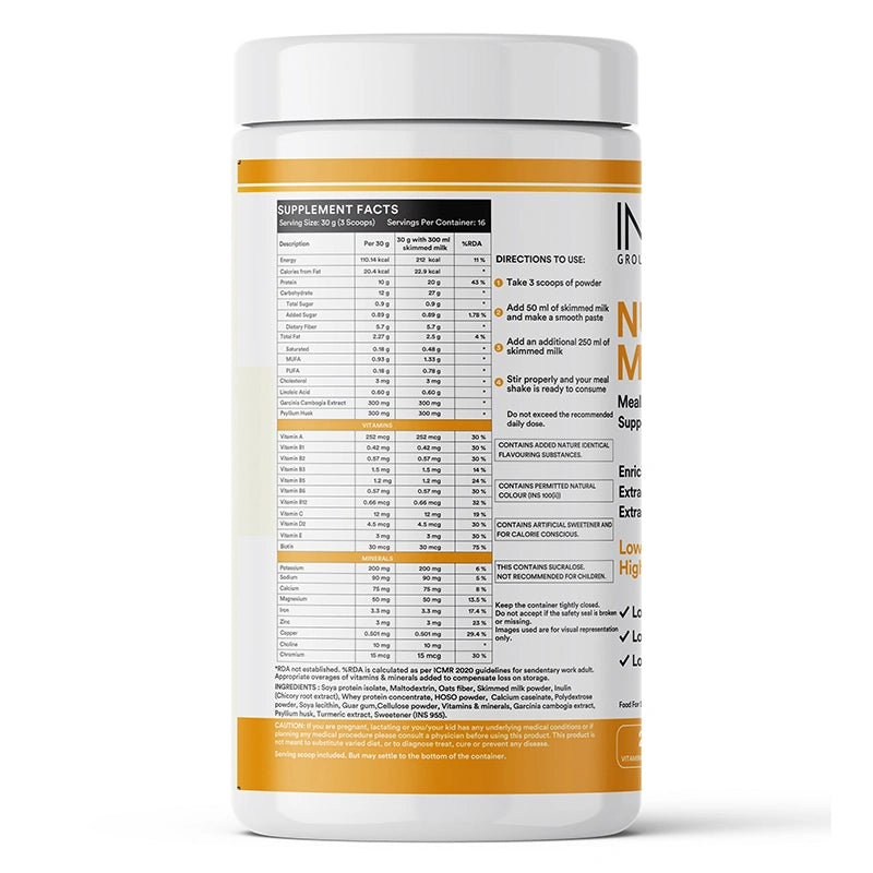 Inlife Nutritional Meal Replacement Shake | 500gms