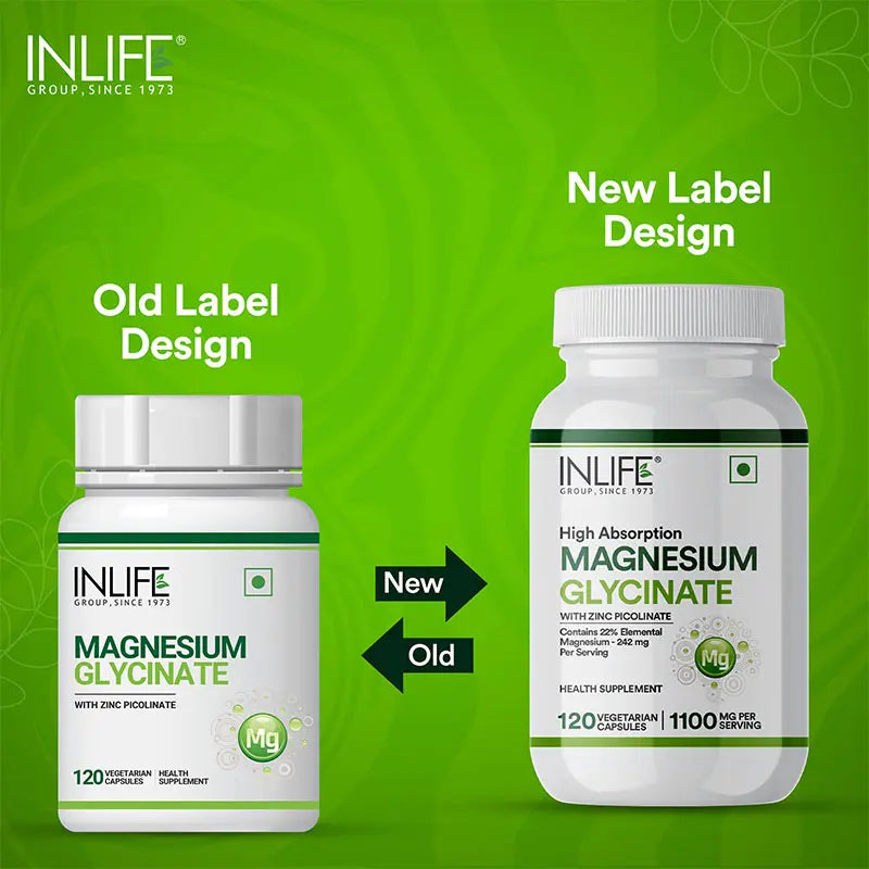 Inlife Vitamin B12 with Alpha Lipoic Acid, Folic Acid & B-Complex + Magnesium Glycinate with Zinc, Veg. Combo Pack