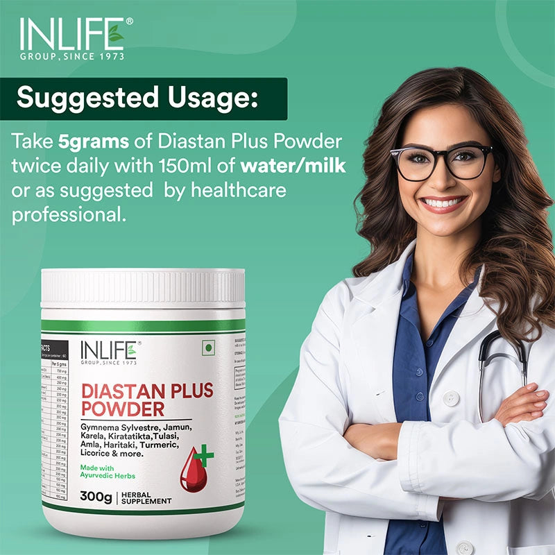 Inlife Diastan Powder + Diastan Noni Juice Combo Pack