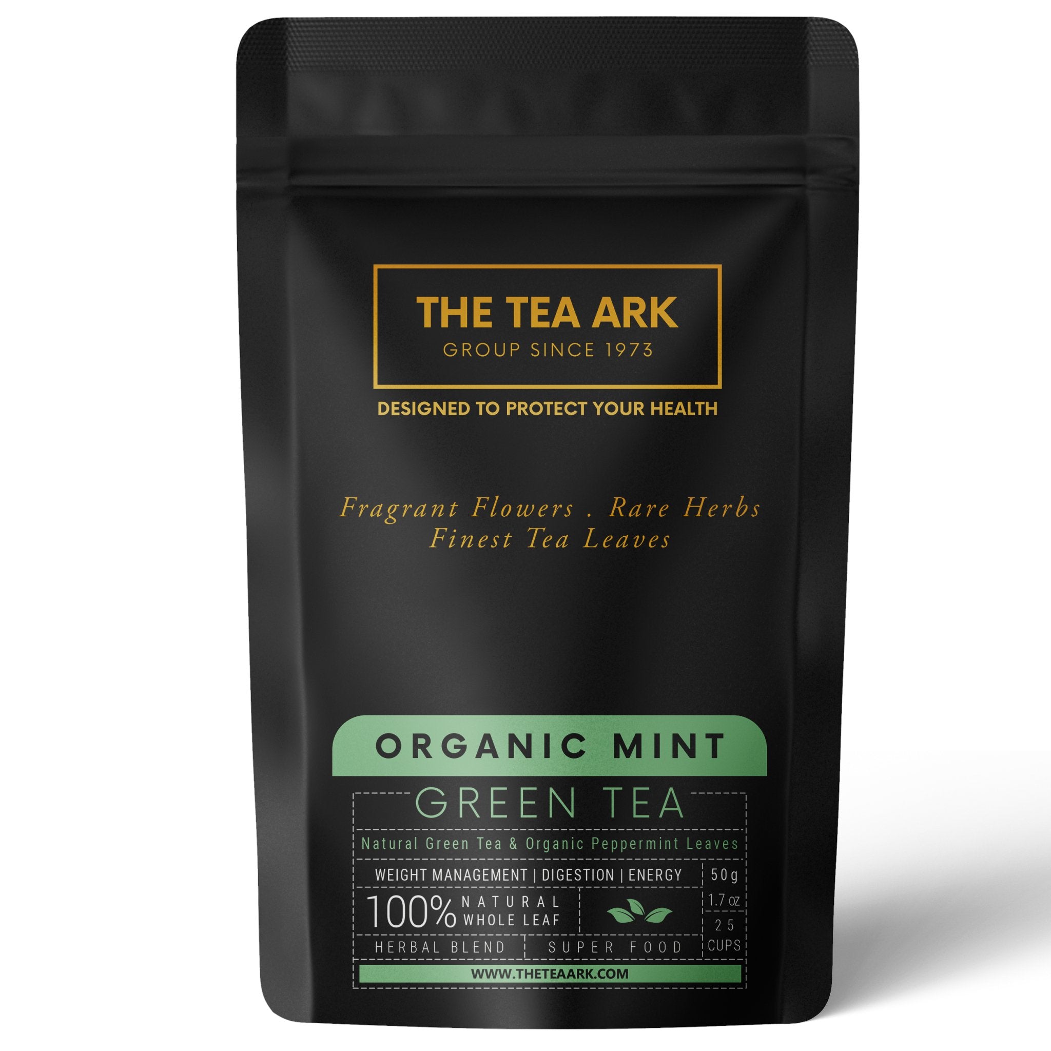 The Tea Ark Mint Green Tea for Weight Management, Digestion Support, Energy Booster - Inlife Pharma Private Limited