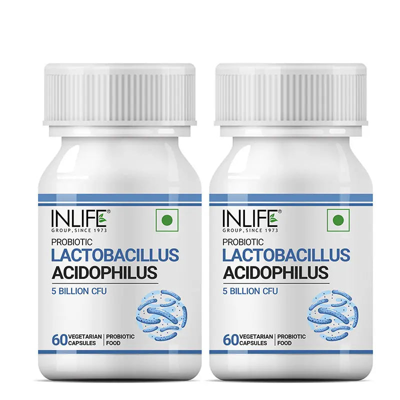 Inlife Lactobacillus Acidophilus Supplement | Veg. Capsules