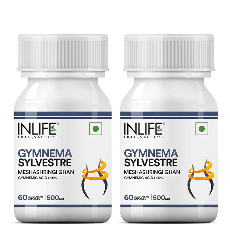 Inlife Gymnema Sylvestre Extract Supplement | 500mg | Veg. Capsules