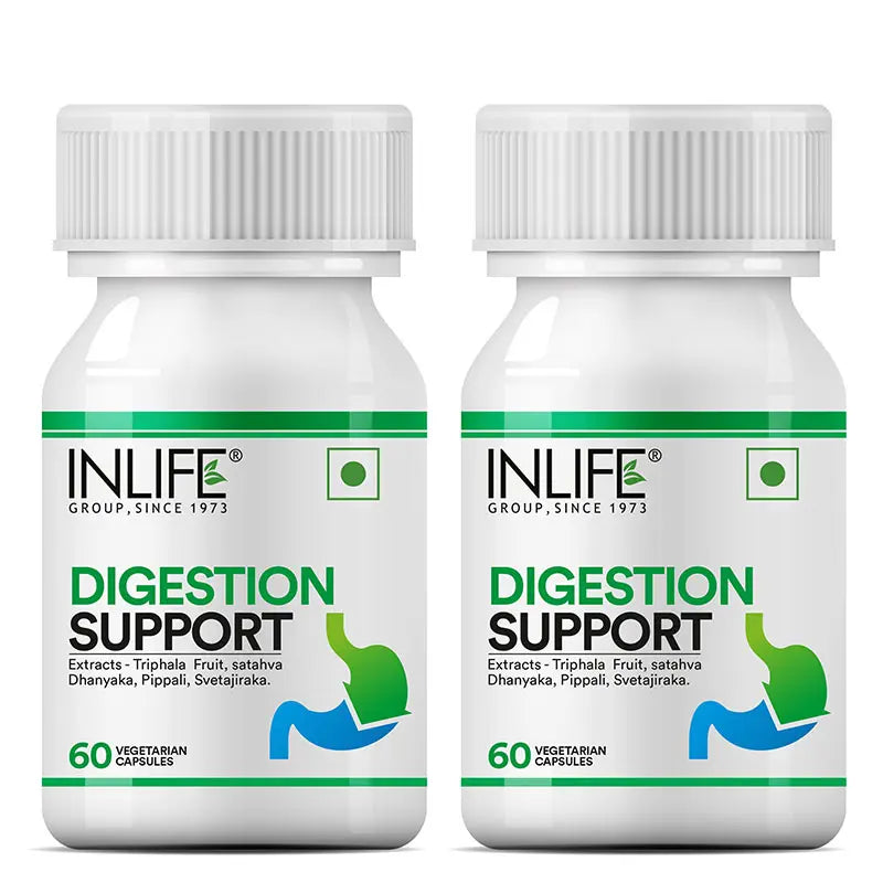 Inlife Digestion Support Capsules | 60 Veg. Capsules