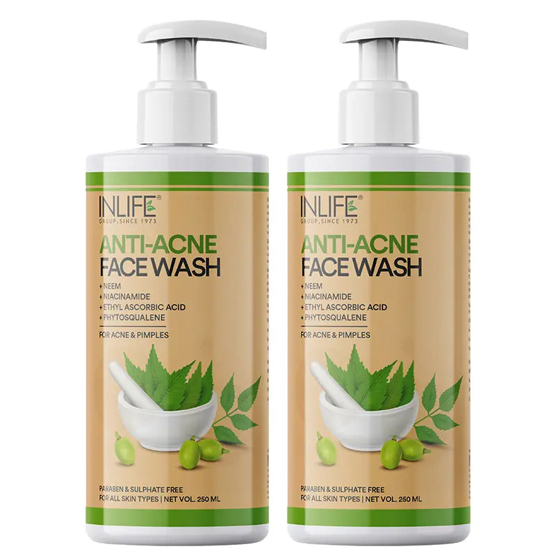 Inlife Anti-Acne Face Wash with Neem | 250ml