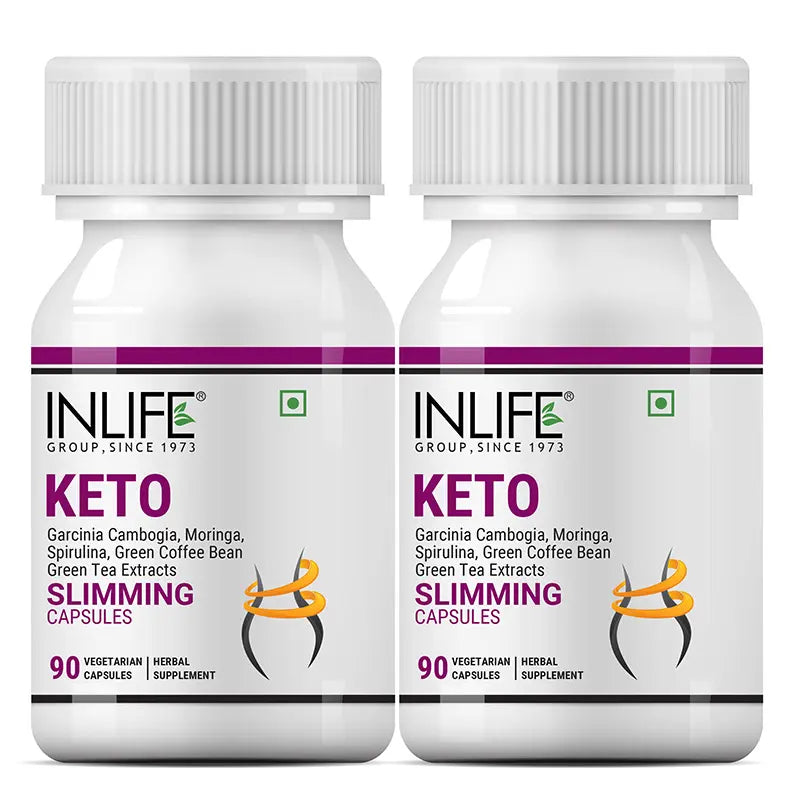 Inlife Keto Slimming Supplement | 90 Vegetarian Capsules