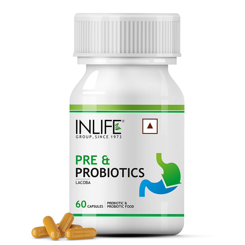 INLIFE Prebiotics and Probiotics Supplement (60 Capsules)