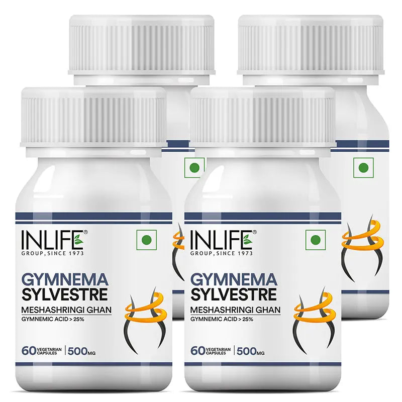 Inlife Gymnema Sylvestre Extract Supplement | 500mg | Veg. Capsules