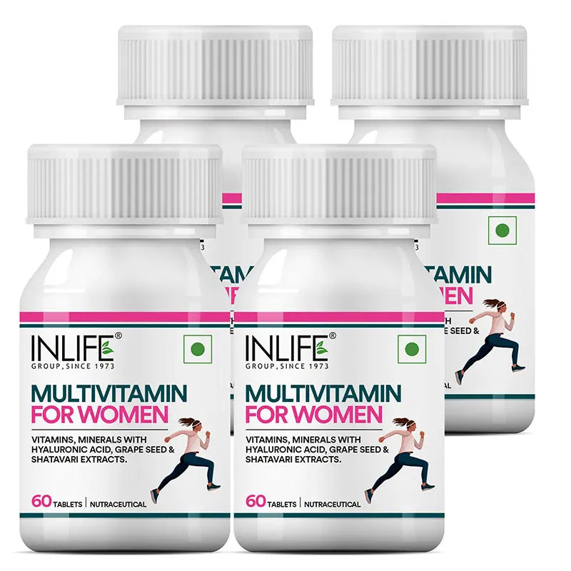 Inlife Multivitamin and Mineral for Women - 60 Tablets | Vegetarian