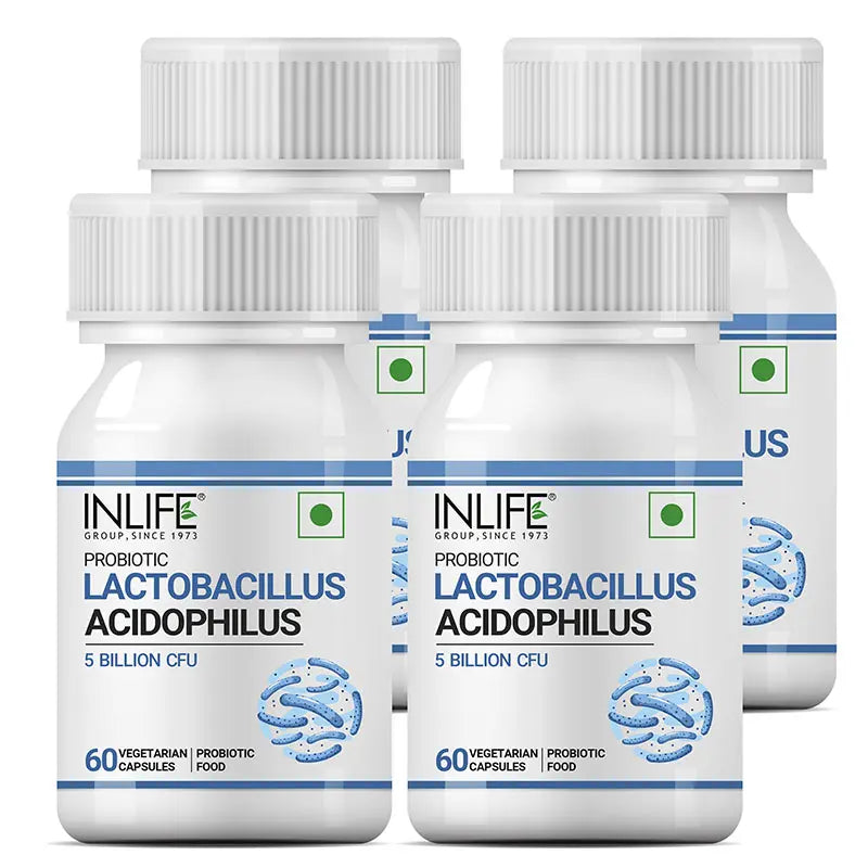 Inlife Lactobacillus Acidophilus Supplement | Veg. Capsules