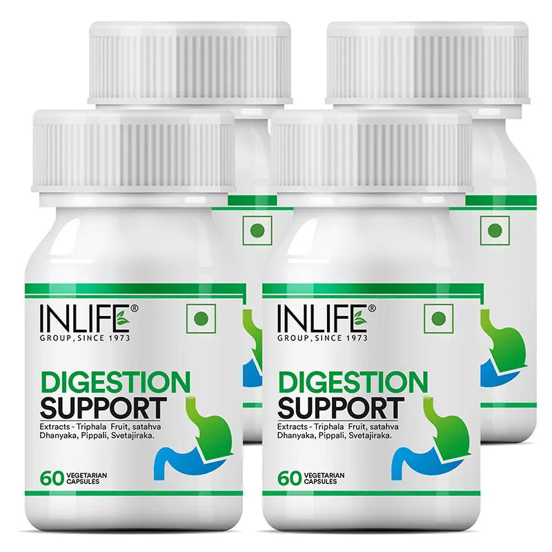 Inlife Digestion Support Capsules | 60 Veg. Capsules