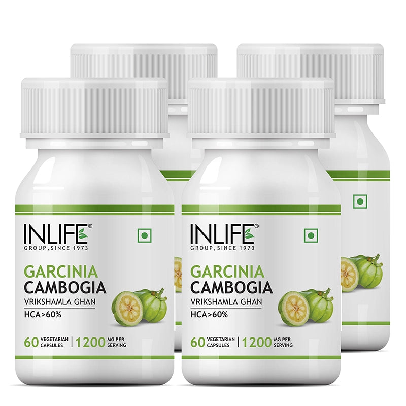 Inlife Garcinia Cambogia Extract Supplement, 1200mg - 60 capsules