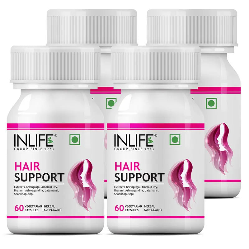 Inlife  Hair Support Supplement | 60 Vegetarian Capsules