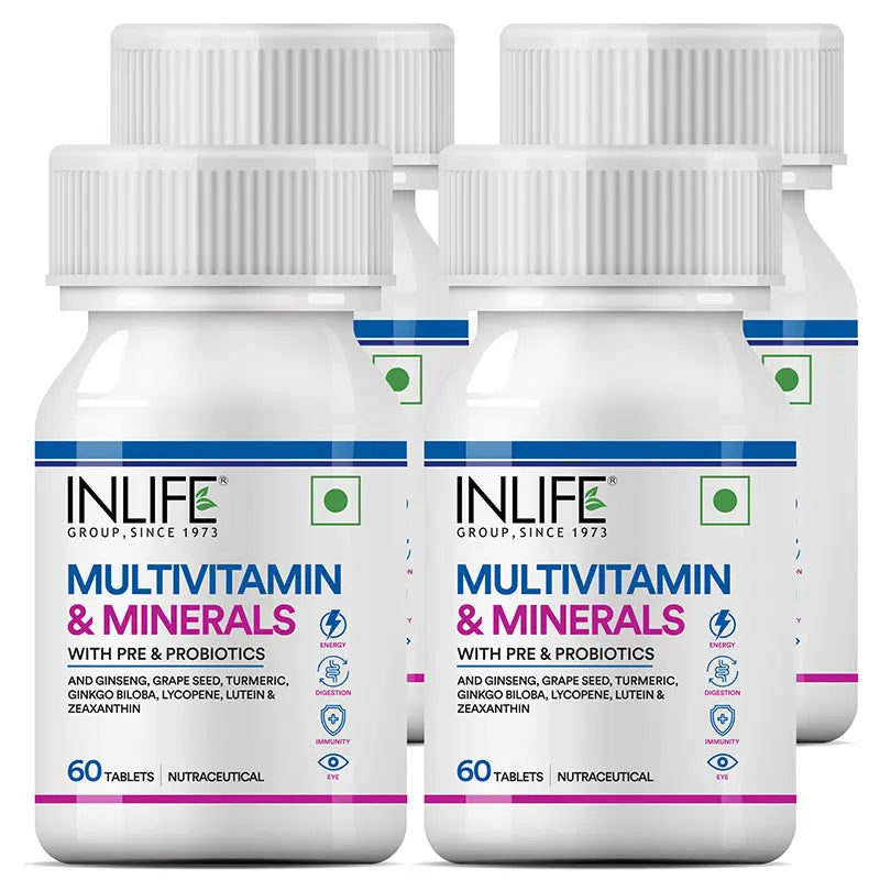 Inlife Multivitamin and Minerals Supplement | 60 Tablets